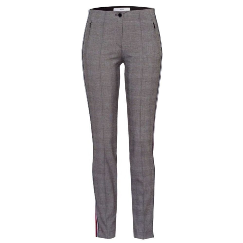 BRAX Mills Plaid Comfort Pants Size UK 16/ US 14/ 32”